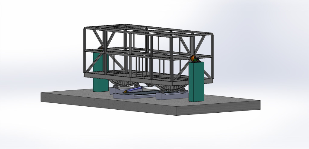 3D drawing of simulator