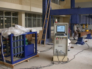 On site installation to carry out actual test