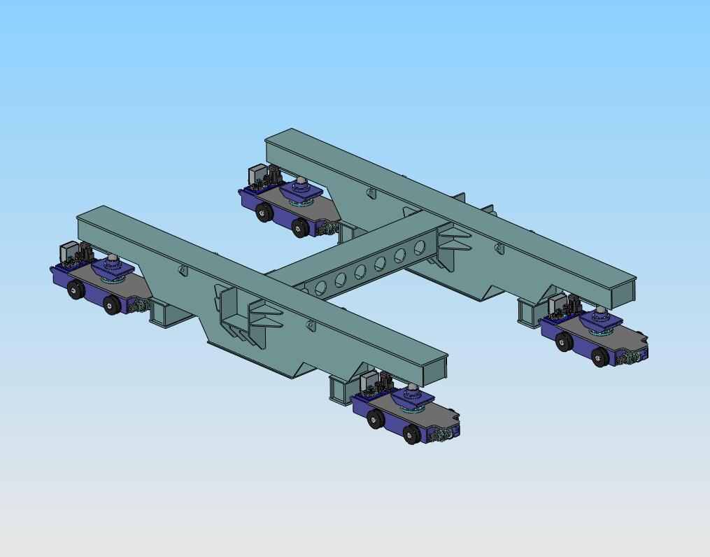 centre trestle & cross beam side travel 1