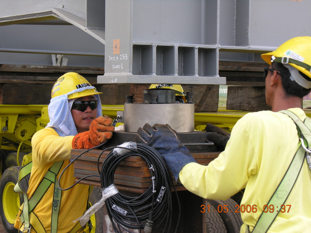 200 ton load cell installation in the Philippines