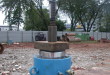 30 ton anchor bolt testing using a 30 ton hollow calibrated hydraulic jack